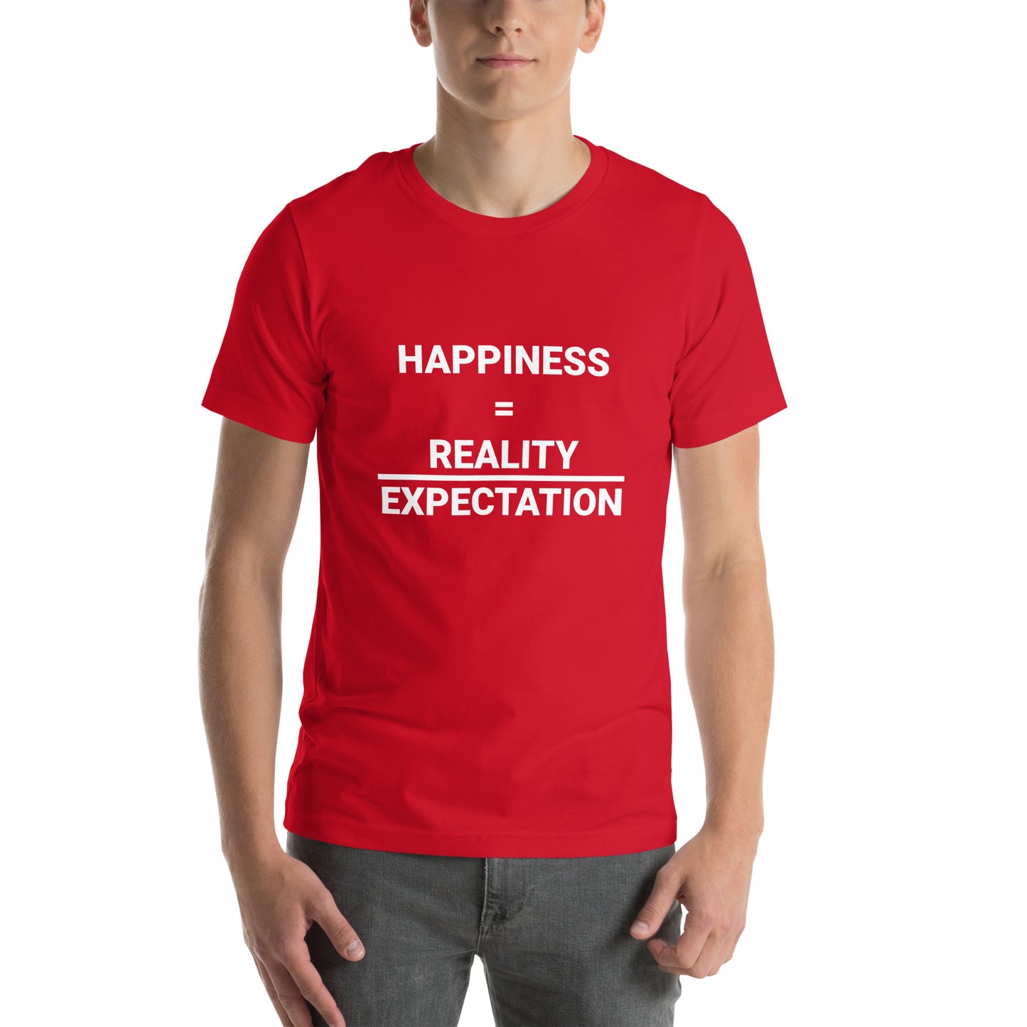 Happiness = Reality / Expectation